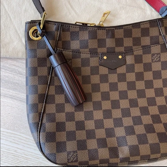 Louis Vuitton Damier Ebene South Bank Besace Bag Purse - Picture 11 of 14